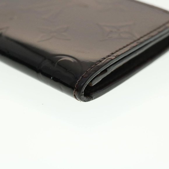 LOUIS VUITTON Vernis Anvelop Cult De Vuitto Card Case Amarante - Picture 8 of 15